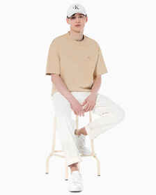 Buy 남성 90's 스트레이트핏 화이트 데님 in color 028A CHALKY BLU
