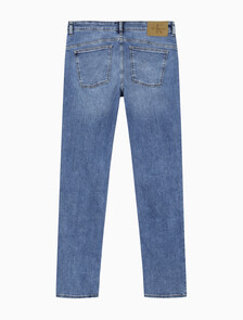 Buy 남성 바디핏 미드블루 이탈리안 데님 in color MID BLUE BACK EMBRO