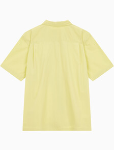 Buy 남성 포플린 집업 반팔셔츠 in color YELLOW SAND