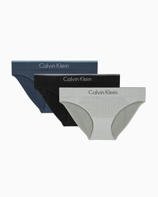 Buy 여성 서페이스 심리스 비키니 3PK in color BLACK/NAVY/GREY
