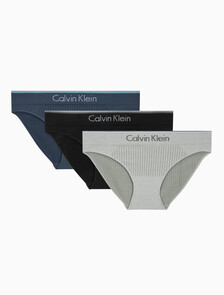 Buy 여성 서페이스 심리스 비키니 3PK in color BLACK/NAVY/GREY