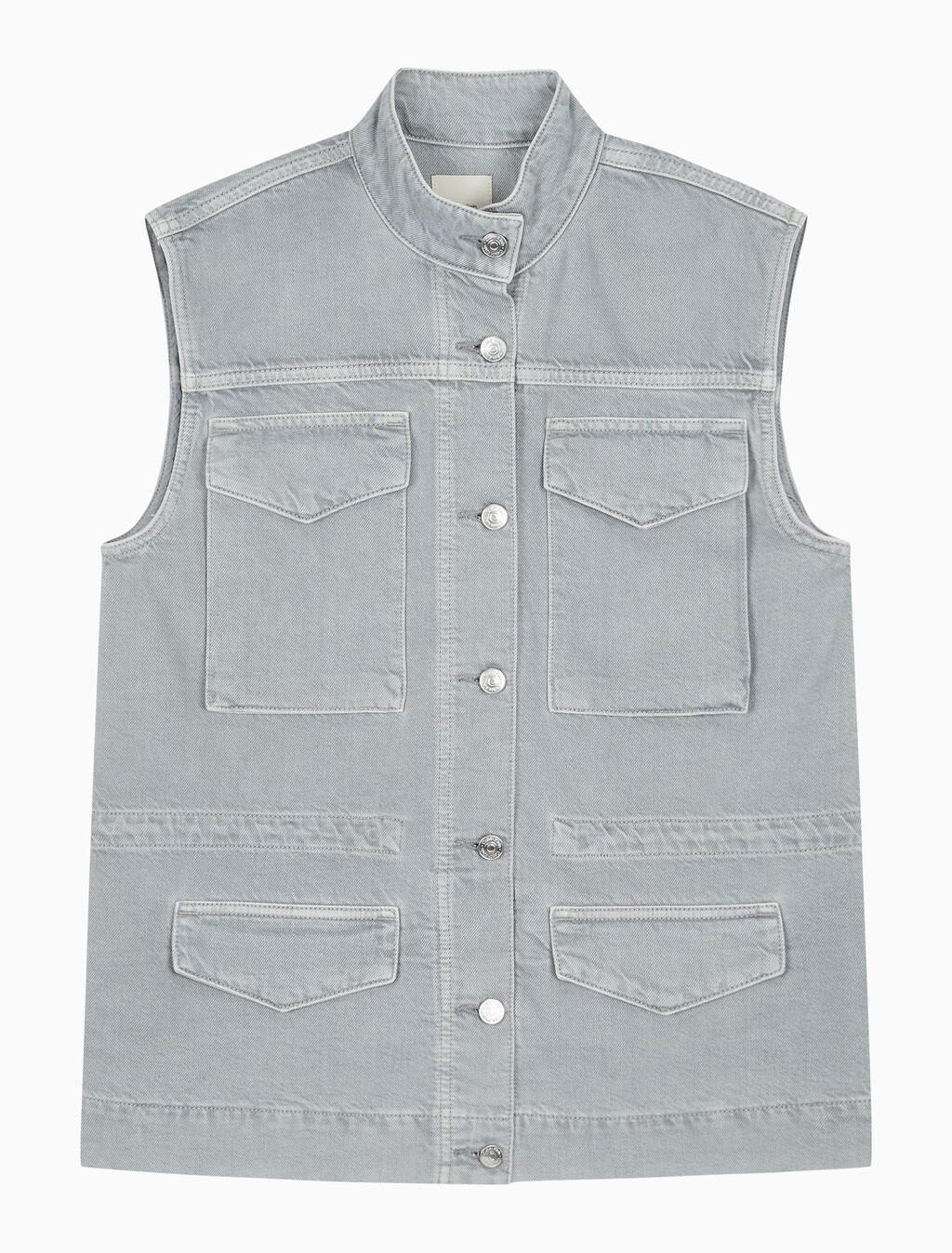 Buy 여성 유틸리티 필드 베스트 in color Grey