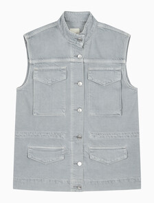 Buy 여성 유틸리티 필드 베스트 in color Grey