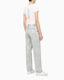 Buy 여성 90's 스트레이트핏 라이트블루 데님 in color 028A CHALKY BLU