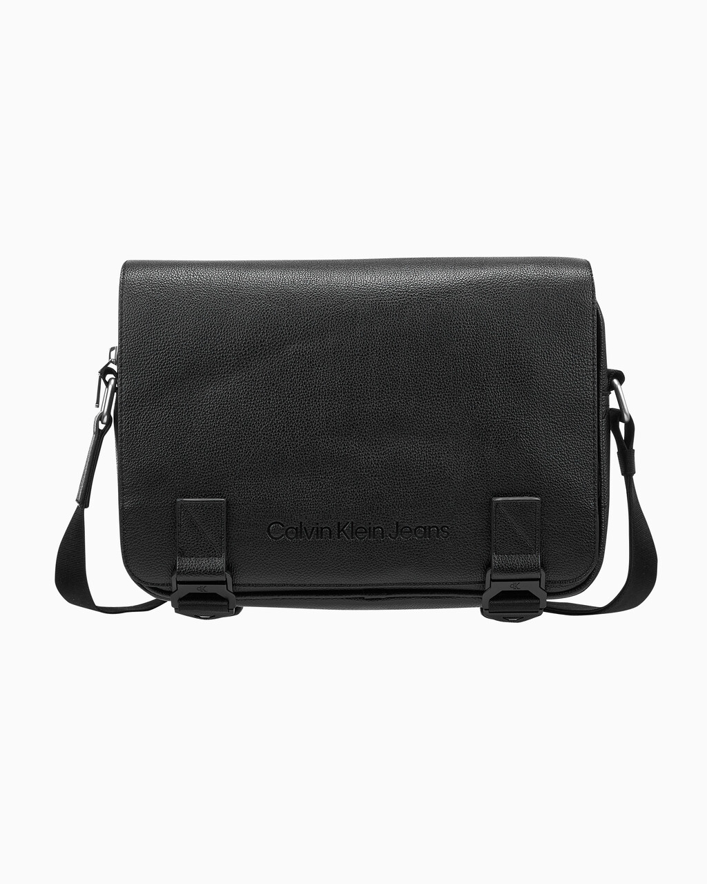 Buy 남성 CKJ 마이크로 페블 크로스백 in color BLACK