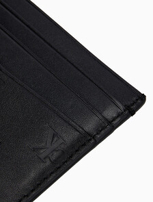 Buy 남성 CK AOP 엠보스 로고 카드케이스 in color BLACK