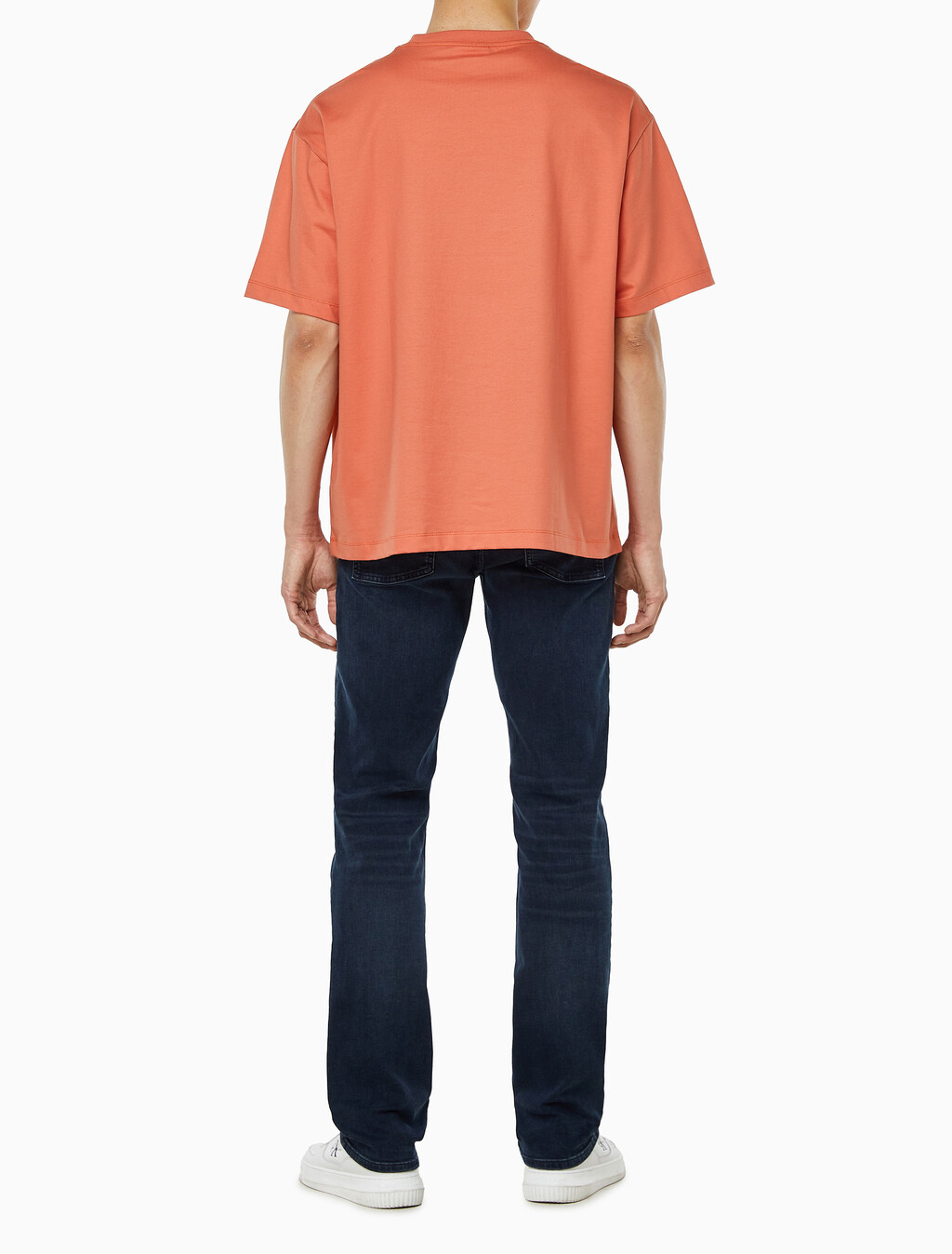 Buy 남성 릴렉스핏 리조트 로고 반팔 티셔츠 in color MECCA ORANGE