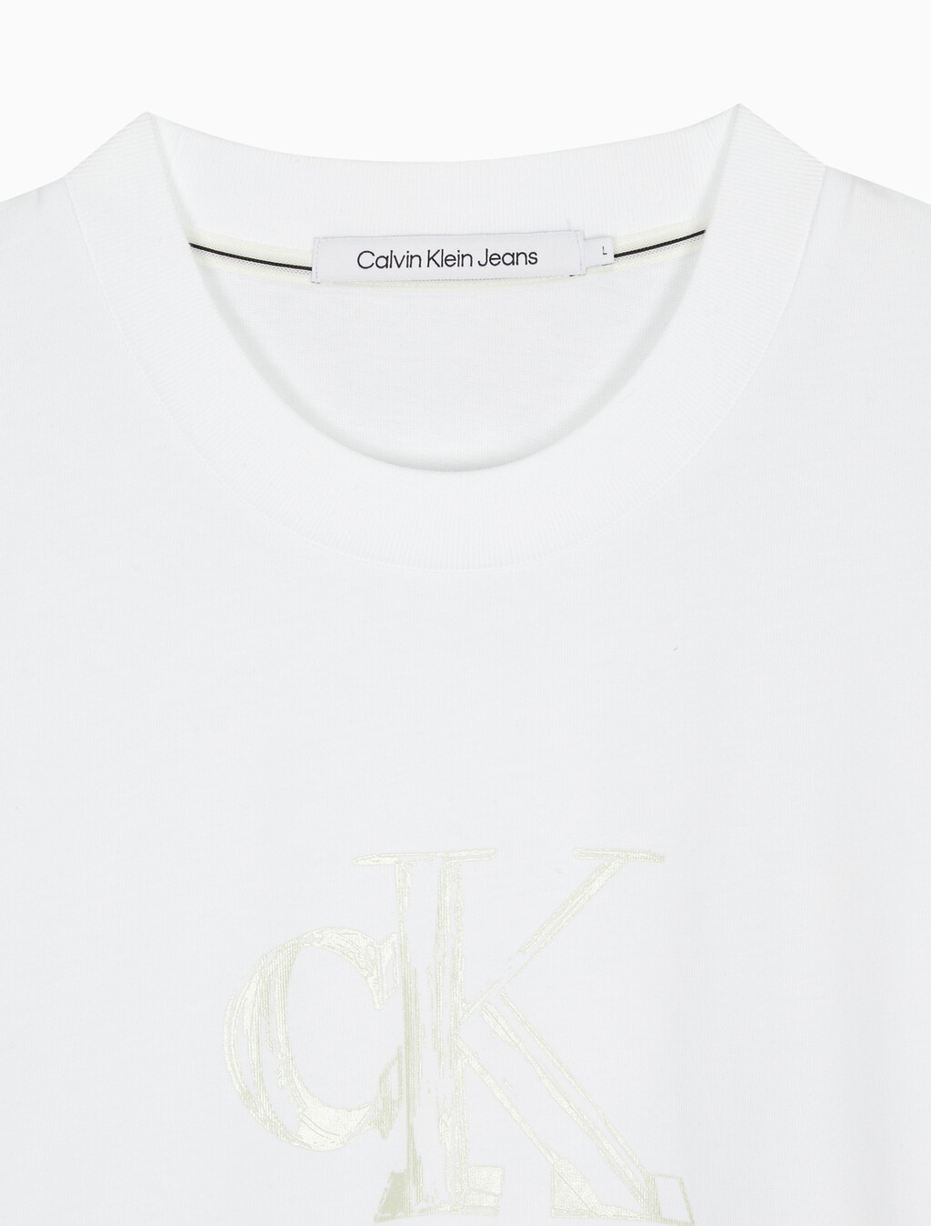 Buy 남성 릴렉스핏 스몰 로고 반팔 티셔츠 in color BRIGHT WHITE