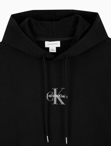Buy 남성 프렌치테리 마이크로 모노그램 후디 in color BLACK