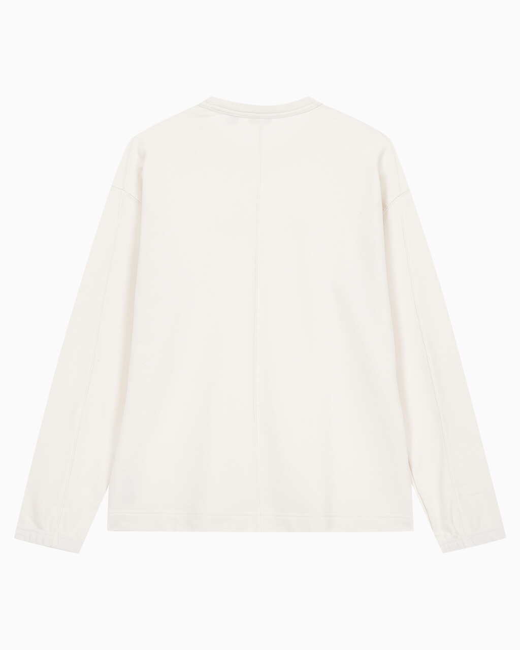 Buy 남성 릴렉스 핏 에센셜 스웻셔츠 in color WHITE