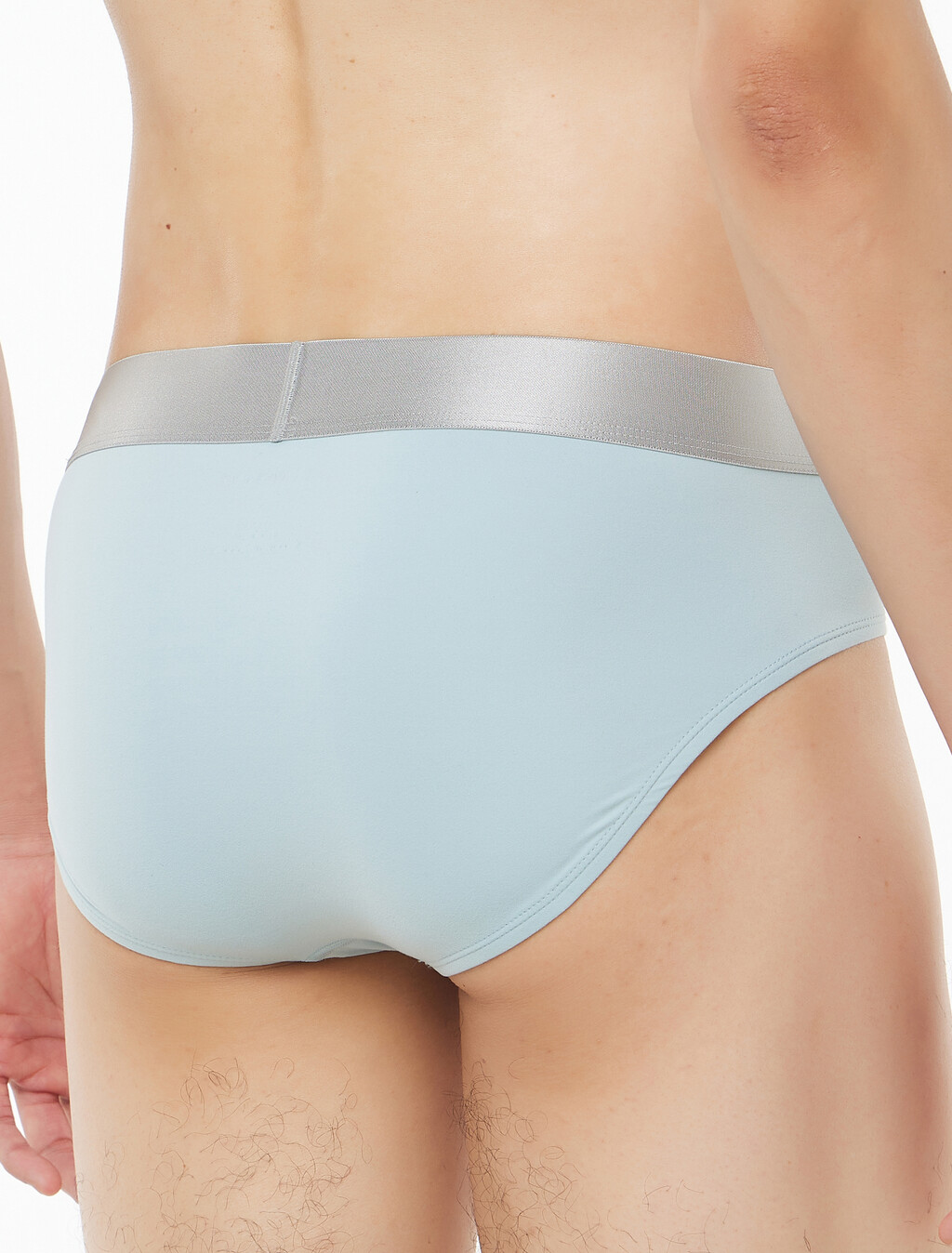 Buy 남성 브러시드 마이크로파이버 스트레치 힙브리프 in color Light Blue