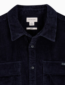 Buy 남성 릴렉스핏 코듀로이 포켓 긴팔 셔츠 in color Navy
