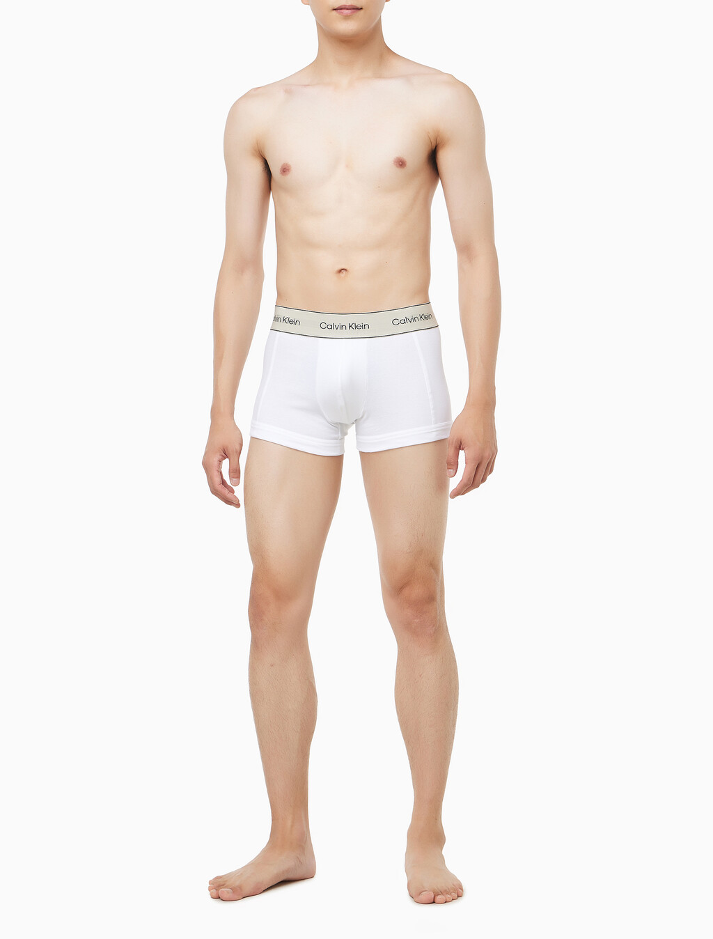 Buy 남성 피마 코튼 3PK 트렁크 in color Beige / Grey / White