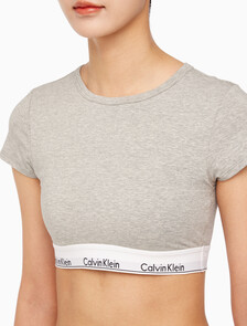 Buy 여성 모던코튼 AF 티셔츠 브라렛 in color GREY HEATHER
