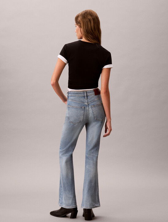 [37.5 Denim Technology] 여성 하이라이즈 플레어 데님