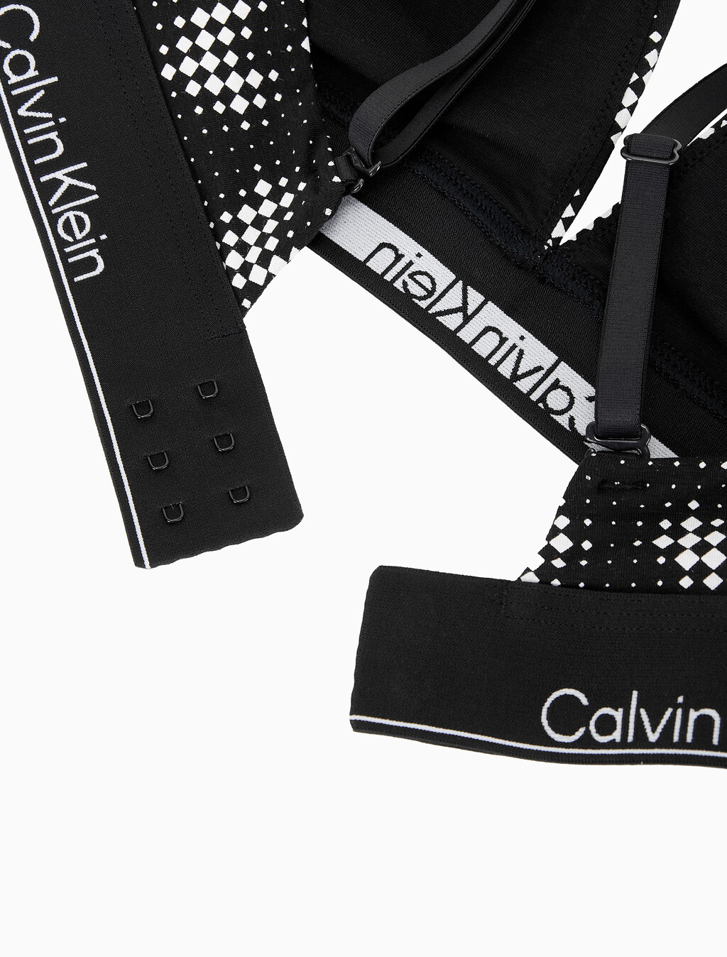 Buy 여성 아이콘 코튼 모달 트라이앵글 in color BLACK PRINT