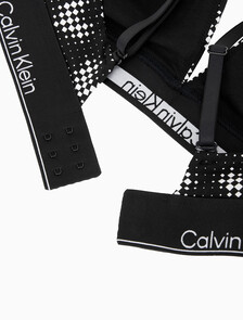 Buy 여성 아이콘 코튼 모달 트라이앵글 in color BLACK PRINT