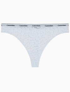 Buy 여성 CK 모던 레이스 하이레그 T팬티 in color LIGHT BLUE