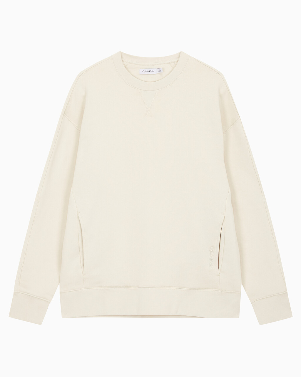 Buy 남성 테리 크루넥 in color BONE WHITE
