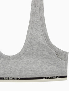 Buy 여성 헤리티지 코튼 AF 트라이앵글 브라렛 (H&E) in color GREY HEATHER