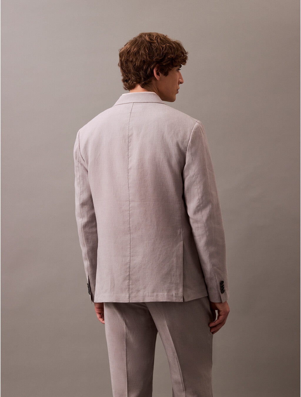 Buy 남성 클래식 린넨 블레이저 자켓 in color FORMAL GRAY