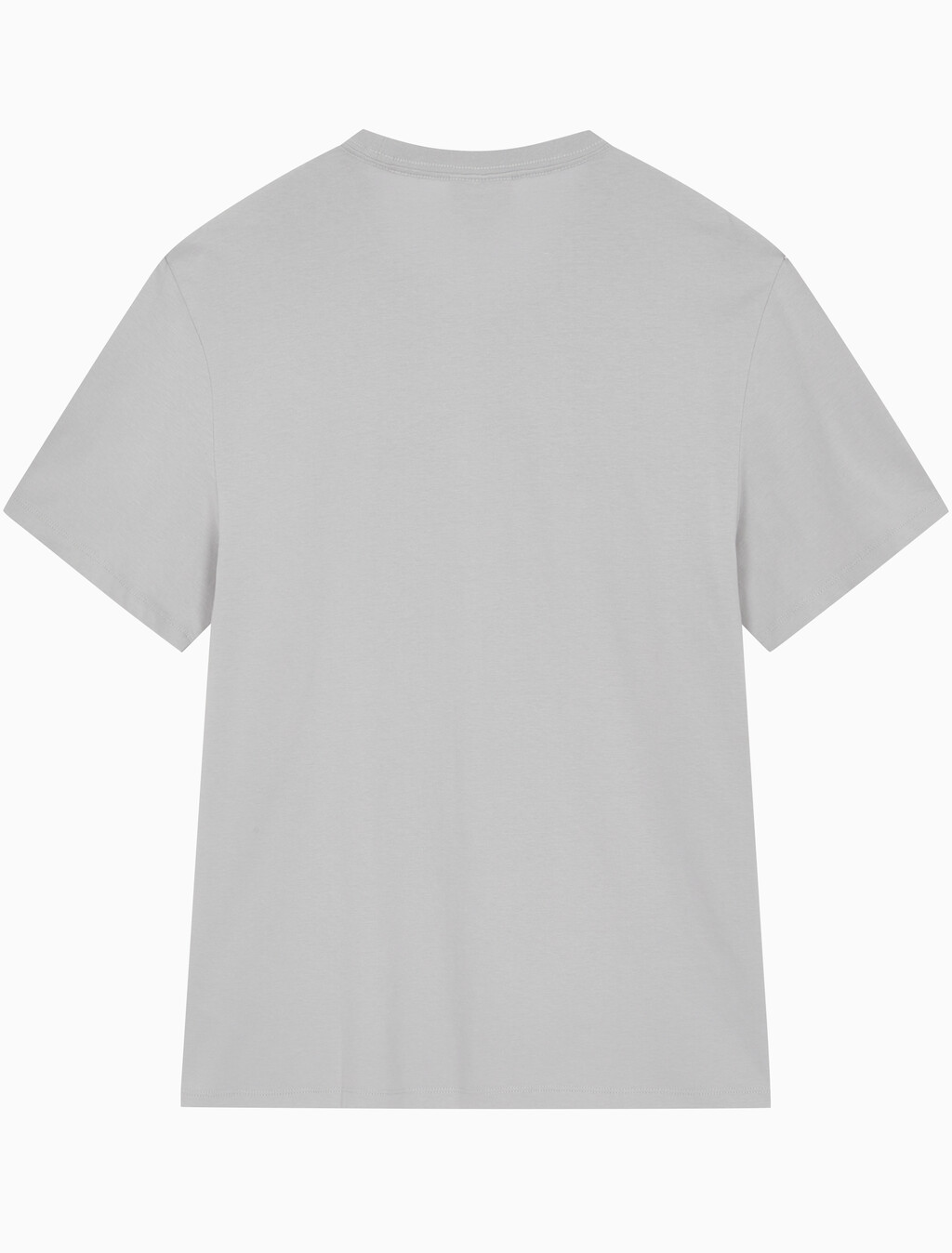 Buy 남성 레귤러핏 커브 로고 반팔 티셔츠 in color GRAY VIOLET