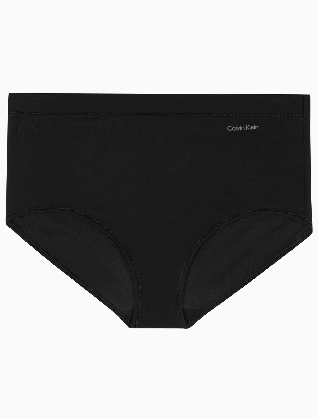 Buy 여성 CK 아이디얼 스트레치 마이크로 미드라이즈 브리프 in color BLACK