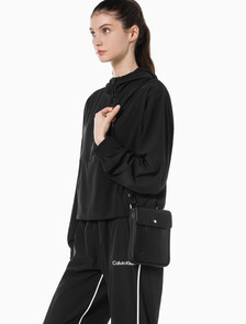Buy 남성 CKJ 모노그램 소프트 레더 폰 크로스바디 in color BLACK AOP/BLACK
