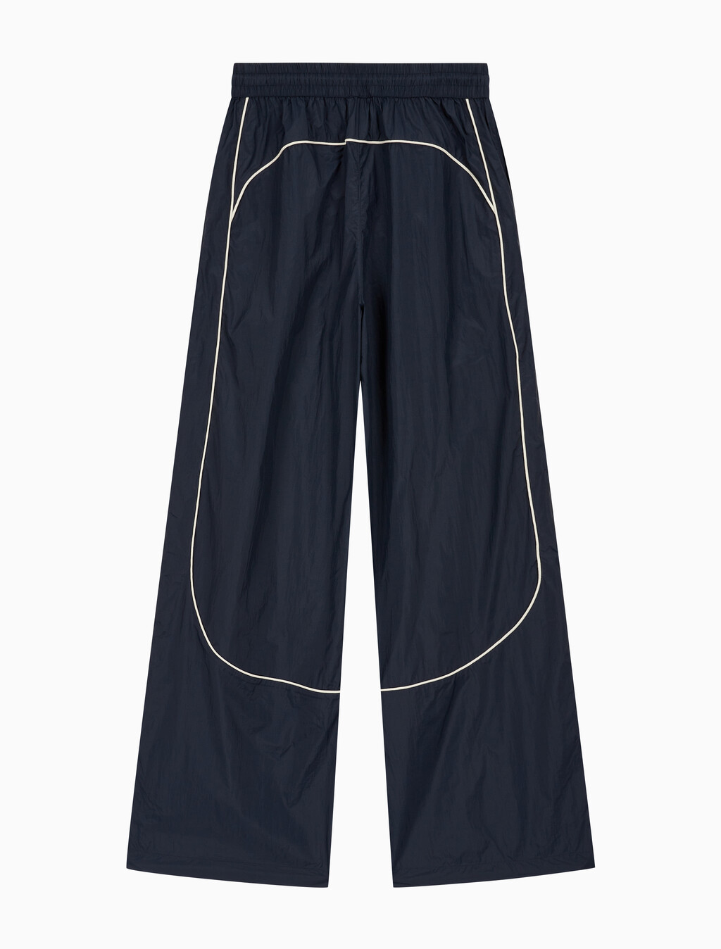 Buy 여성 크링클 나일론 조거 팬츠 in color Navy