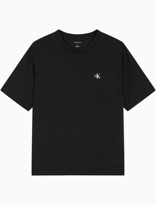 Buy 남녀공용 2PK 모노그램 로고 반팔 티셔츠 in color BLACK