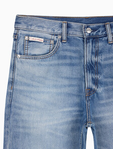 Buy 남성 90S 스트레이트 쿨 진 in color Mid blue