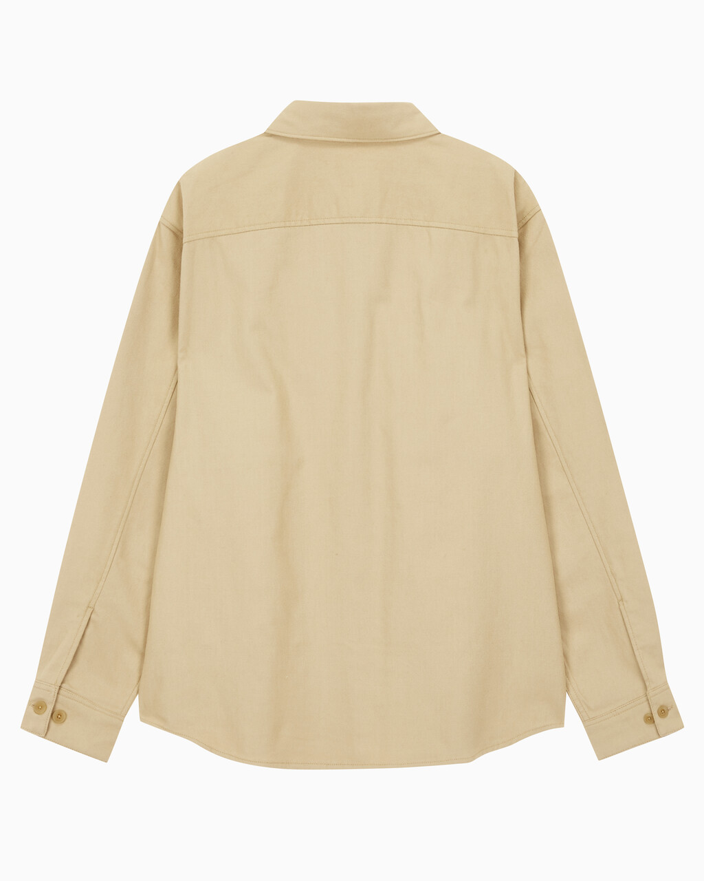 Buy 남성 롱슬리브 오버사이즈 플란넬 셔츠자켓 in color TRAVERTINE