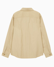 Buy 남성 롱슬리브 오버사이즈 플란넬 셔츠자켓 in color TRAVERTINE