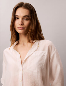 Buy 여성 릴렉스 셔츠 in color Sand White