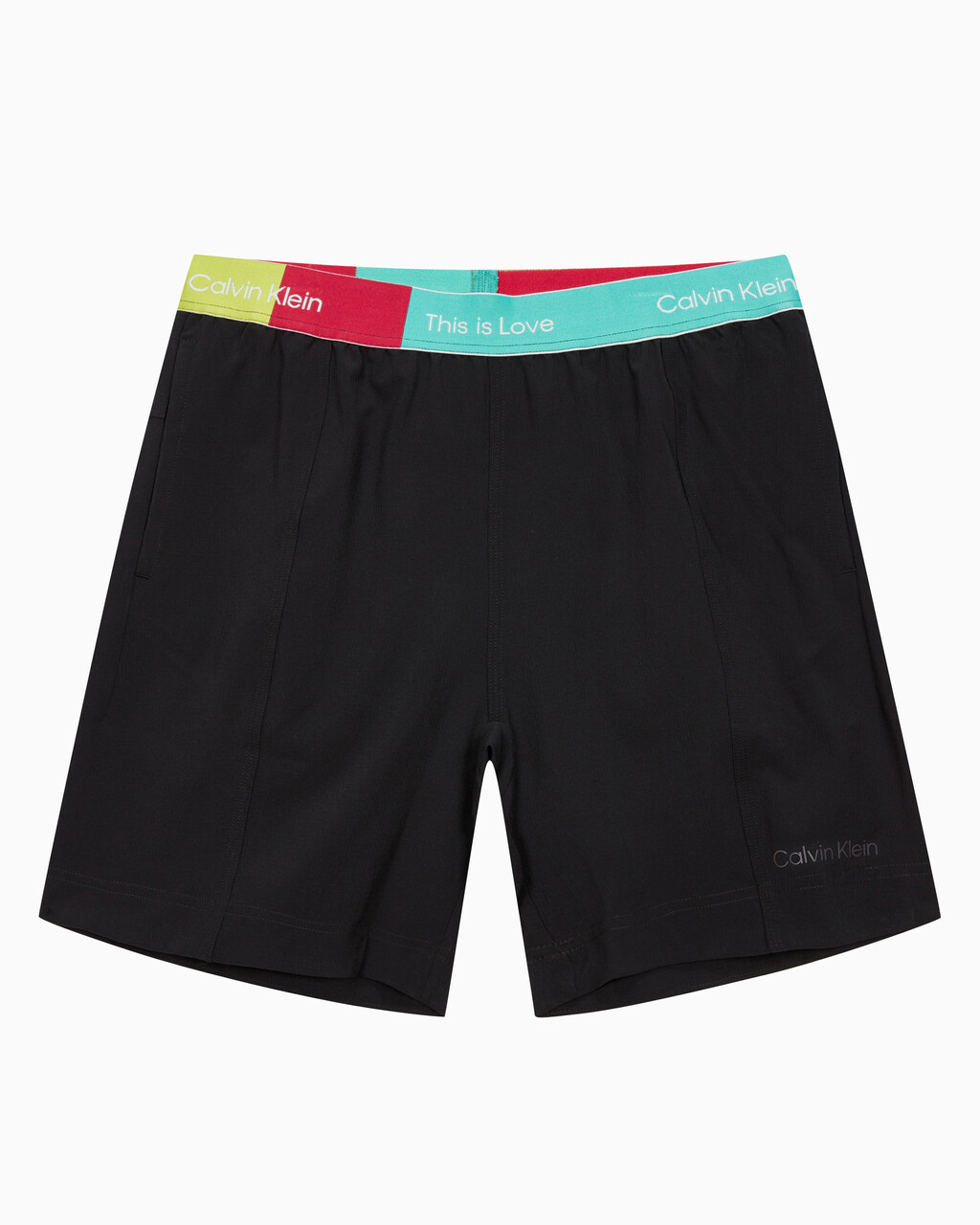 Buy 남성 레귤러 핏 프라이드 하이 스트레치 우븐 쇼츠 in color BLACK