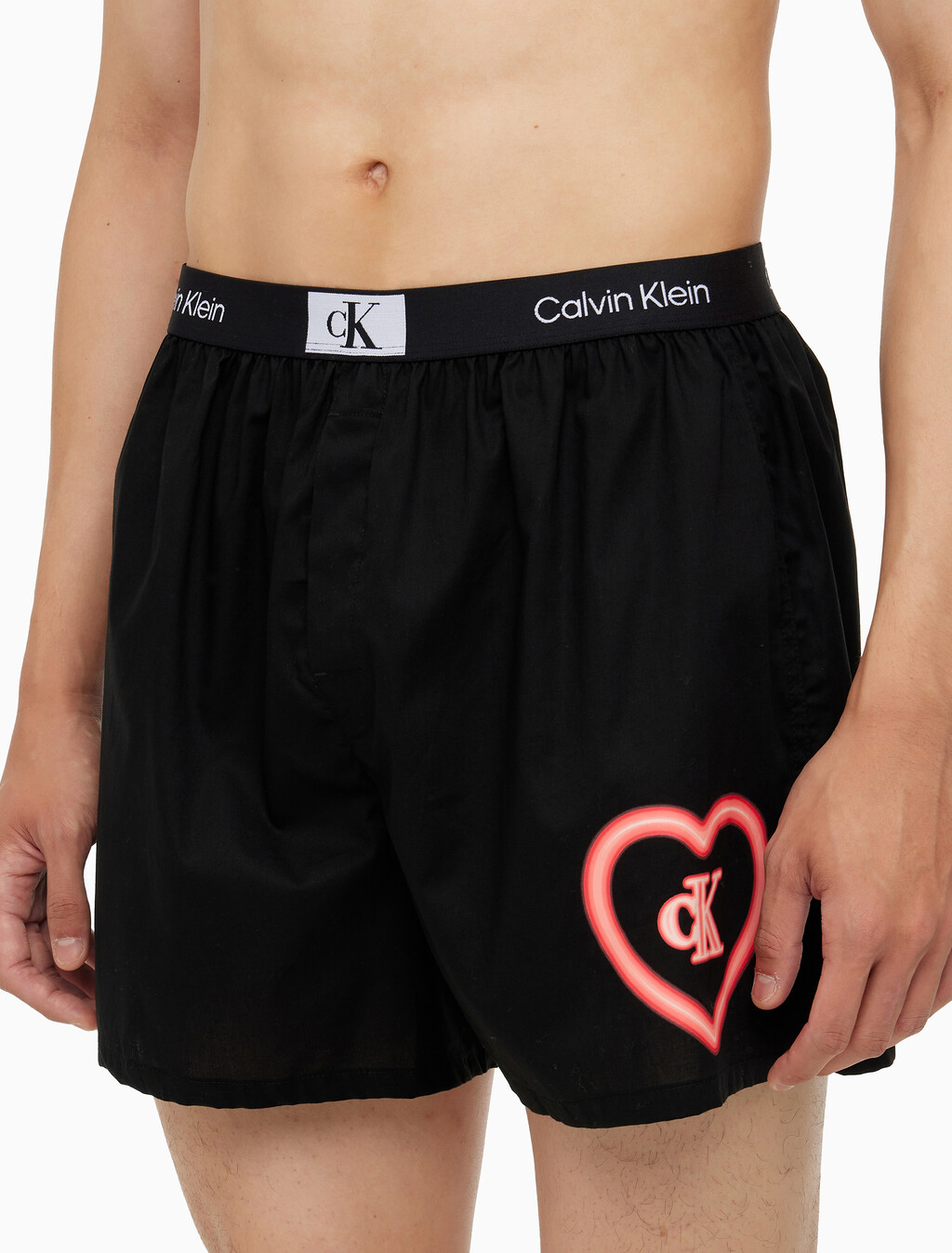 Buy 남성 CK 1996 VDAY 라운지 박서 in color BLACK