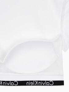 Buy 여성 모던코튼 AF 티셔츠 브라렛 in color WHITE