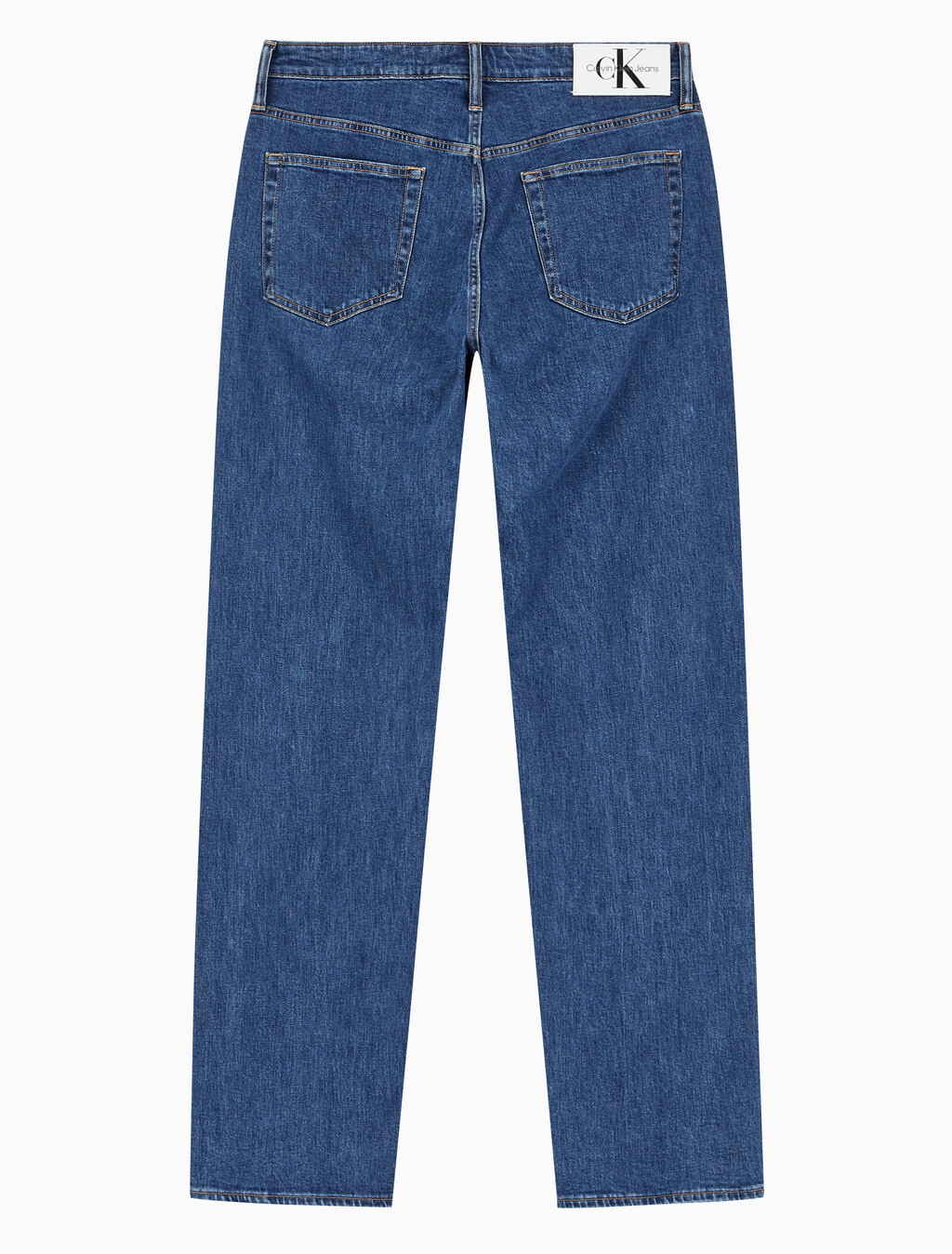 Buy 남성 90's 스트레이트핏 미드블루 데님 in color MID BLUE BACK EMBRO