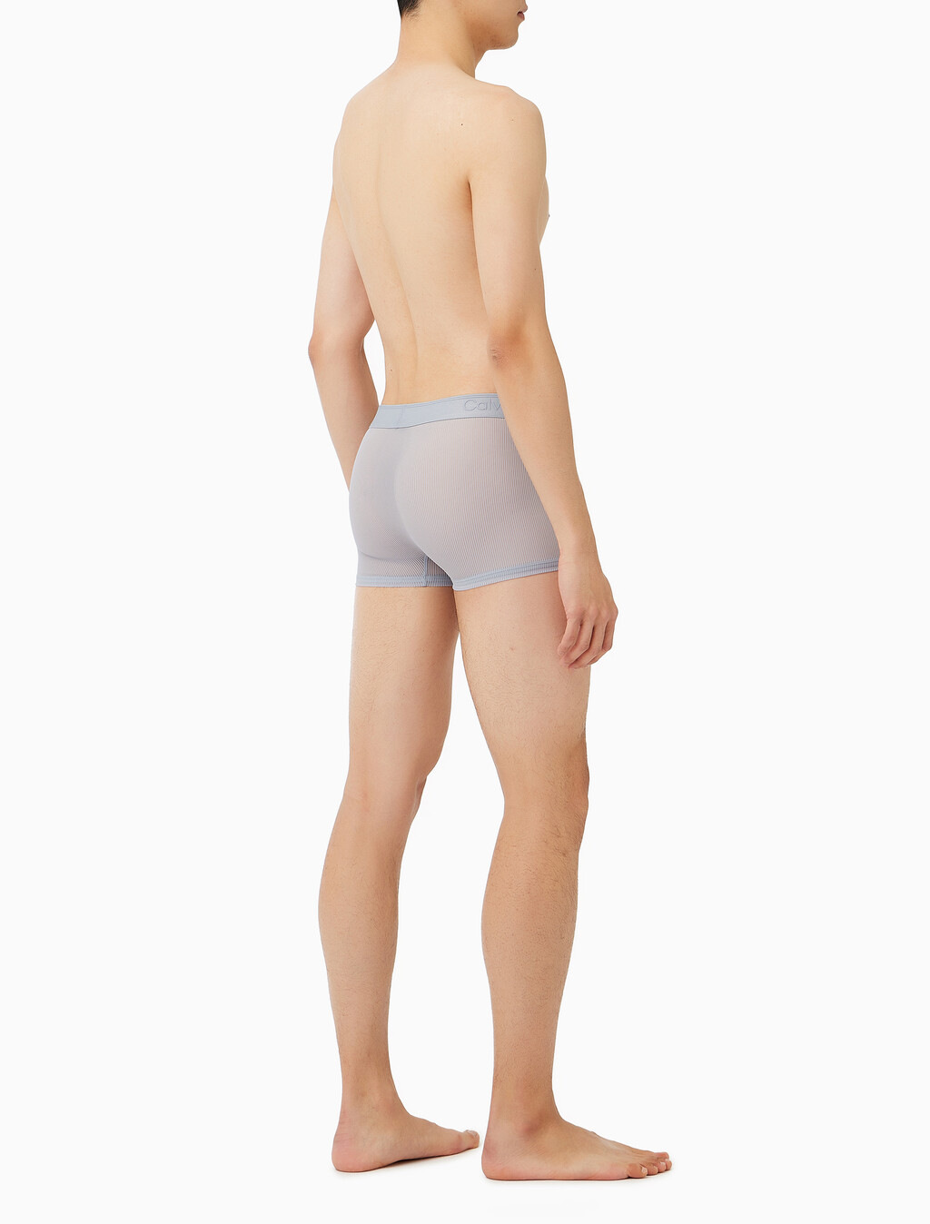 Buy 남성 CK 블랙 시어 립 트렁크 in color Grey