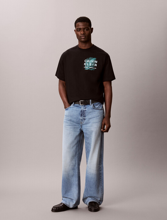 캘빈 리조트 팜 그래픽 티