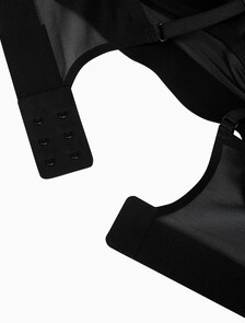 Buy 여성 인비져블 NSE 메쉬 트라이앵글 in color BLACK