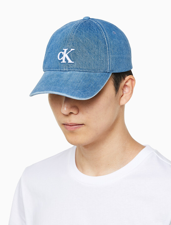 남녀공용 CKJ 데님 볼캡