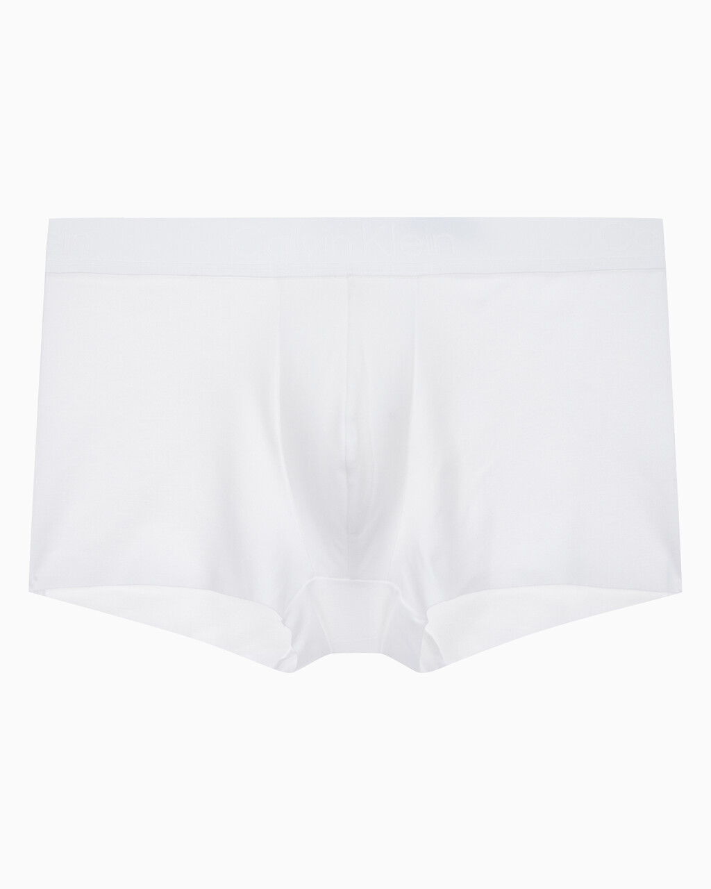 Buy 남성 CK 블랙 코튼 싱글 트렁크 in color WHITE