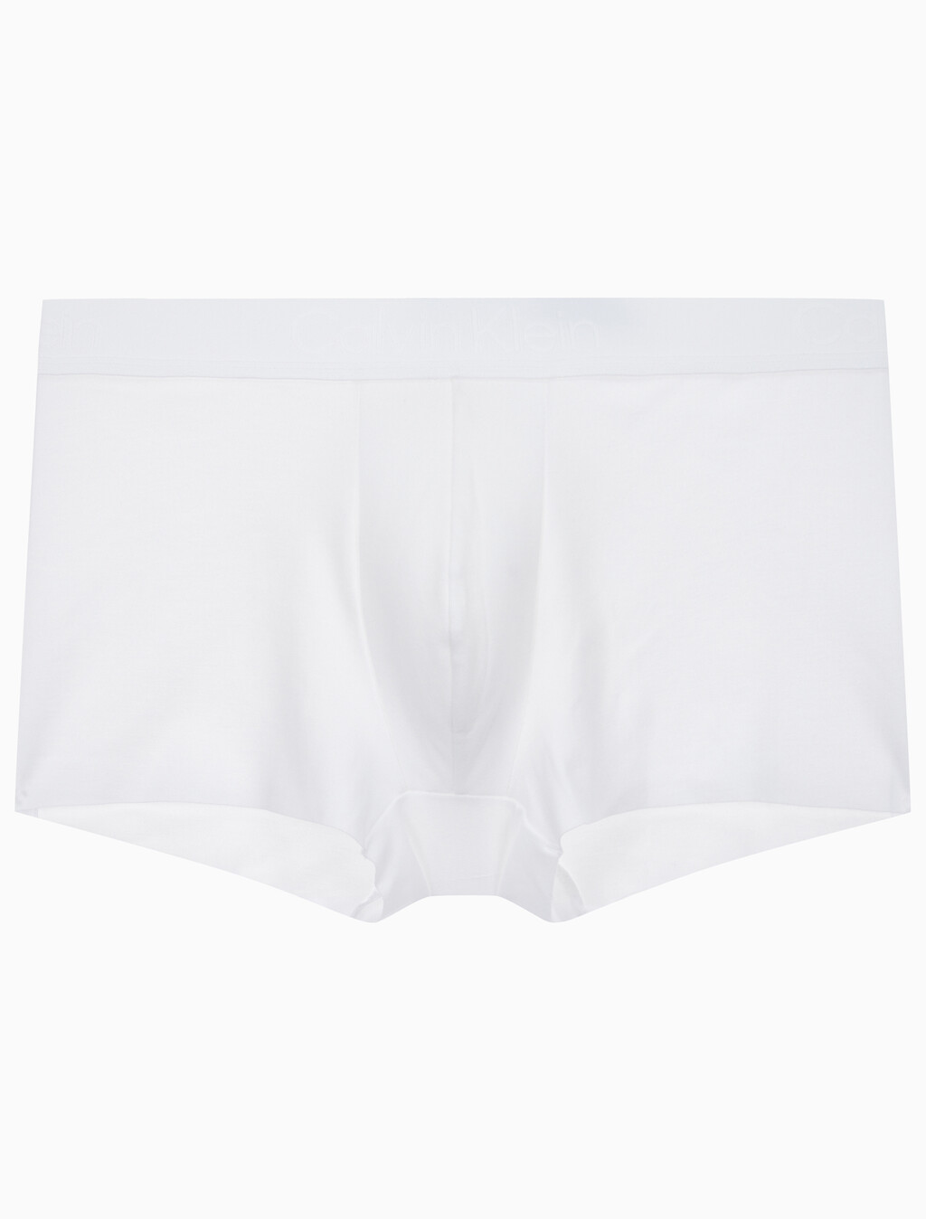 Buy 남성 CK 블랙 코튼 싱글 드로즈 in color WHITE