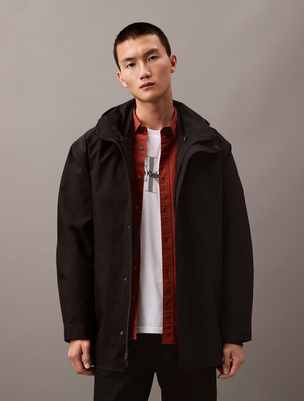 Buy 남성 롱슬리브 3 IN 1 자켓 in color BLACK BEAUTY