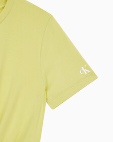 Buy 여성 트위스트 크롭 반팔티 in color YELLOW SAND