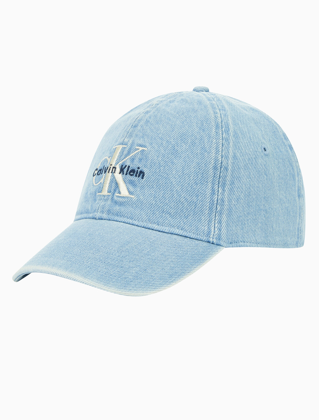 Buy 남녀공용 CKJ 타이틀케이스 로고 볼캡 in color BLUE
