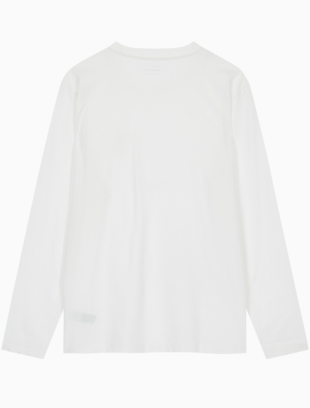Buy 남성 레귤러핏 그래픽 로고 긴팔 티셔츠 in color BRIGHT WHITE
