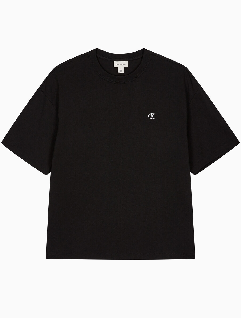 Buy 남성 릴렉스핏 아카이브 로고 반팔 티셔츠 in color BLACK