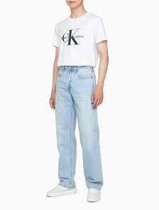Buy 남성 시그니처 90's 스트레이트핏 스카이블루 데님 in color LIGHT BLUE